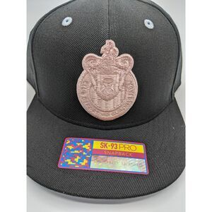 Fan Ink C.D. Chivas Guadalajara Snapback Hat Black, Pink Logo, One Size Unisex